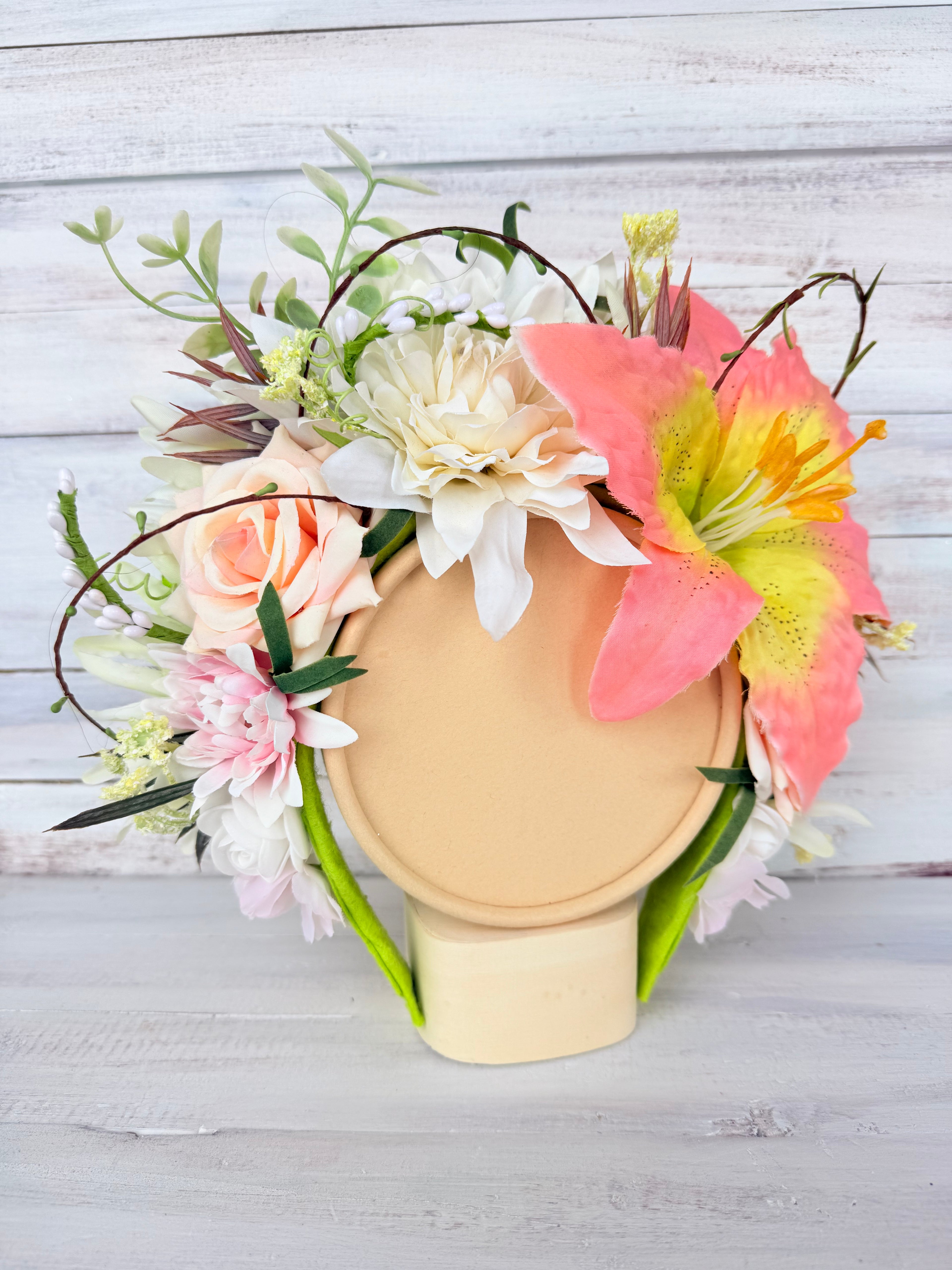 🌸 Tündér fejdísz - liliom