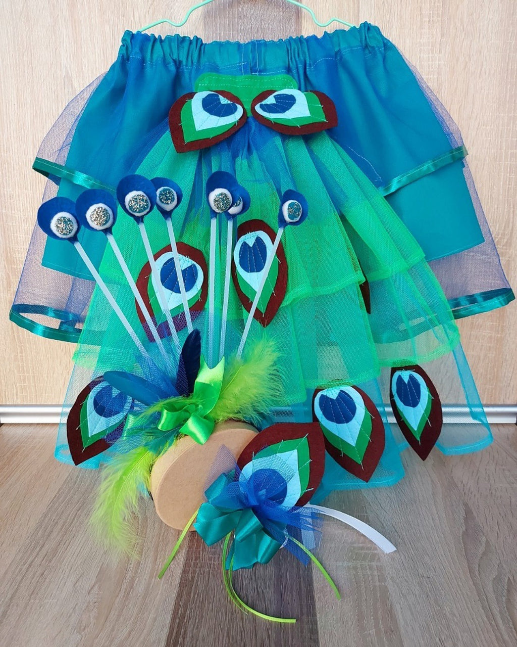 🦚  Páva jelmez szett