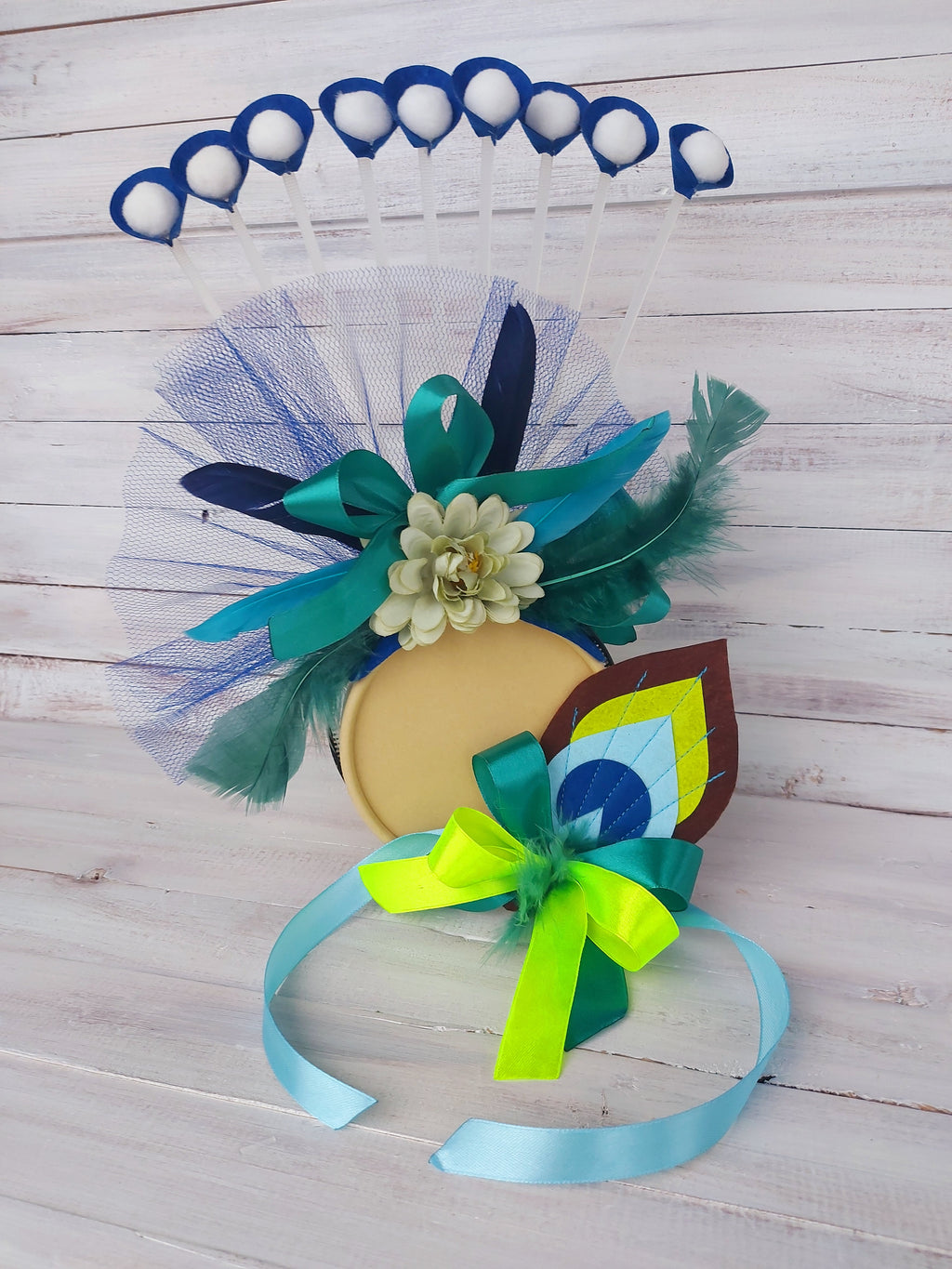 🦚  Páva jelmez szett