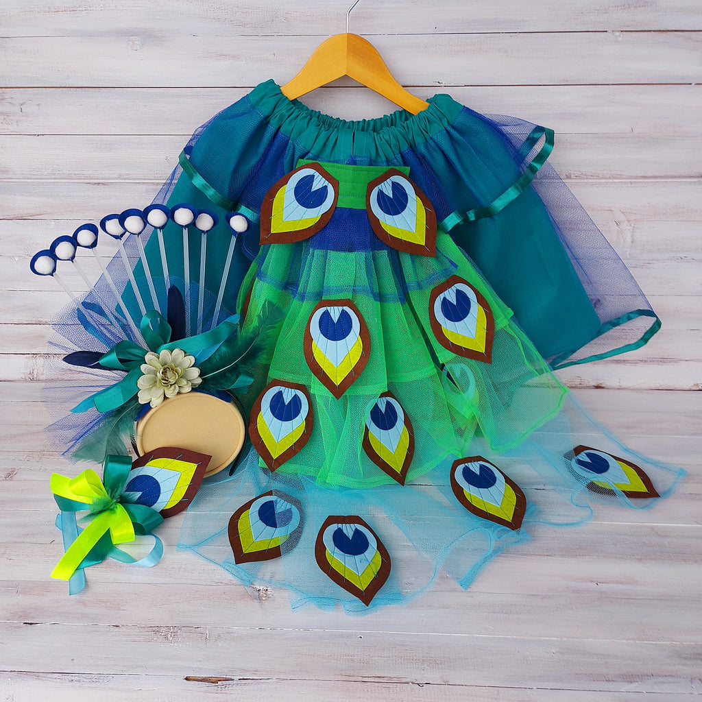 🦚  Páva jelmez szett