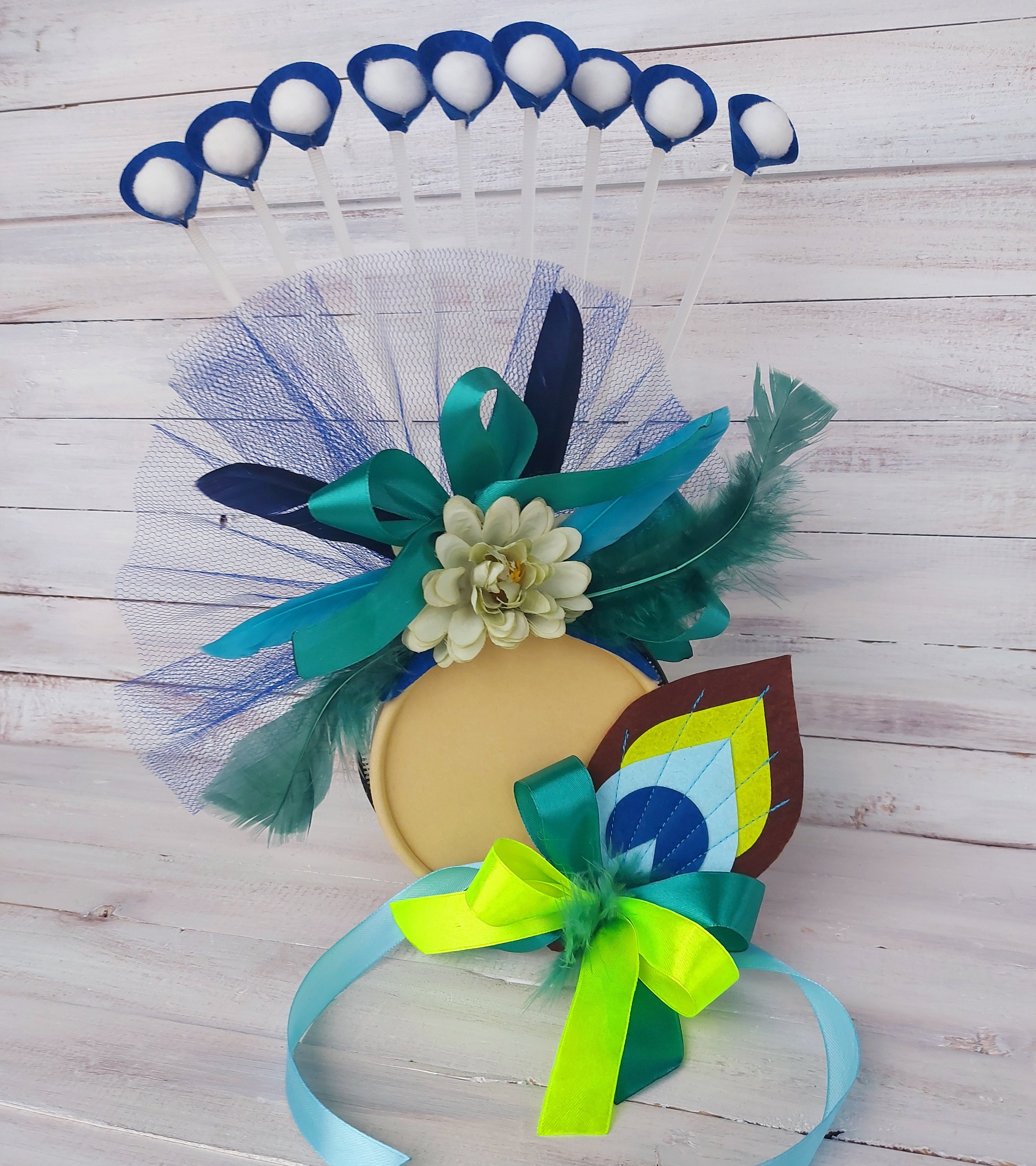 🦚  Páva jelmez szett