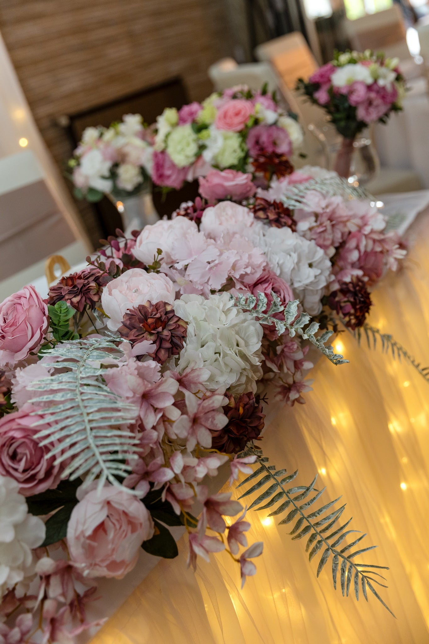 Főasztal dekoráció - bérléssel