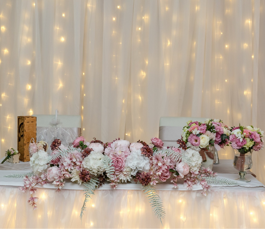 Főasztal dekoráció - bérléssel