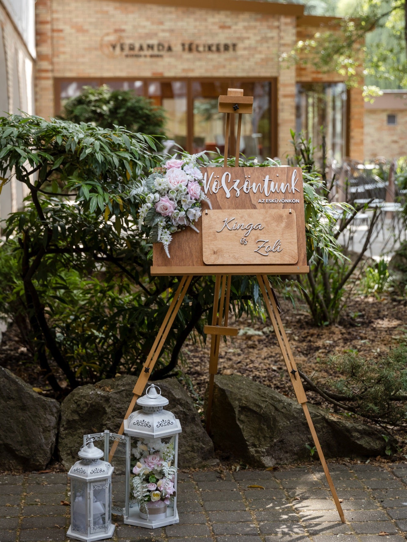 Esküvői Megállító tábla - bérléssel