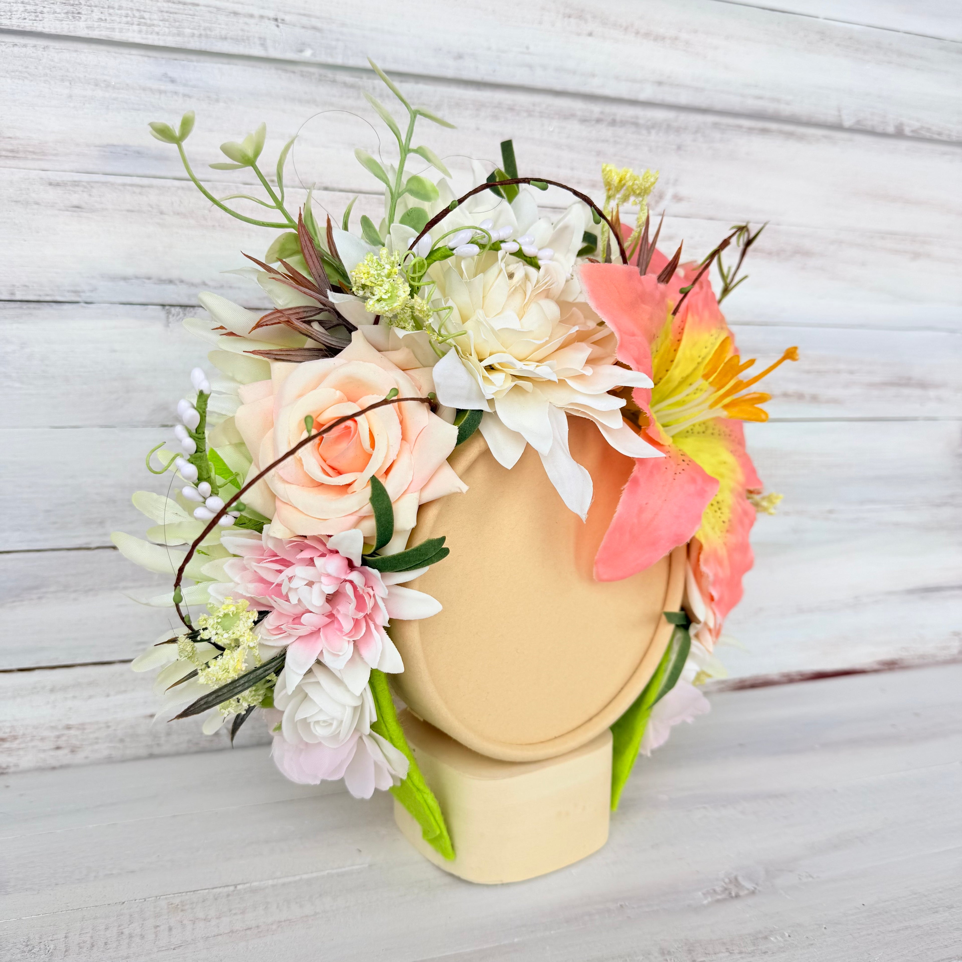 🌸 Tündér fejdísz - liliom