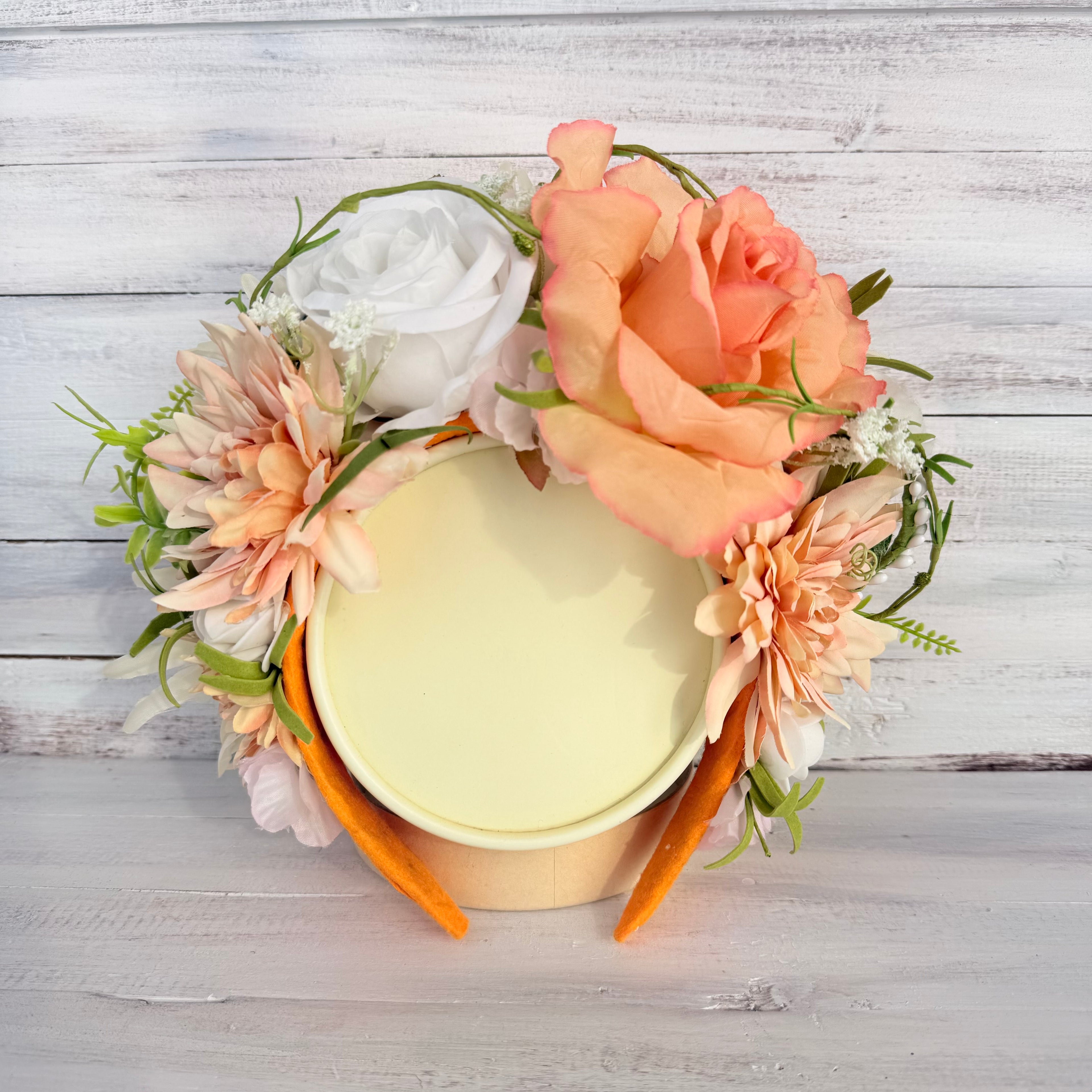 🌺 Tündér fejdísz - rózsa