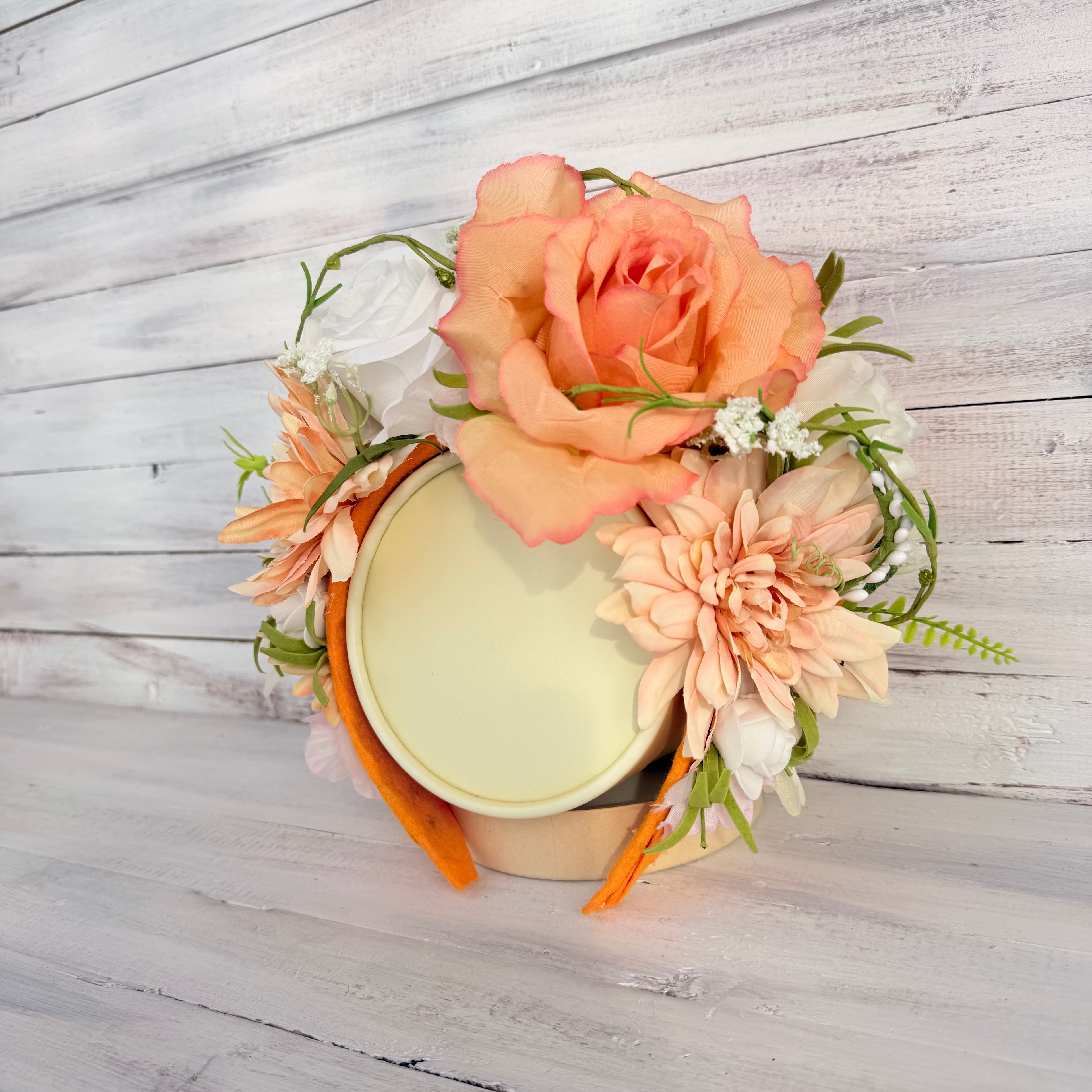 🌺 Tündér fejdísz - rózsa