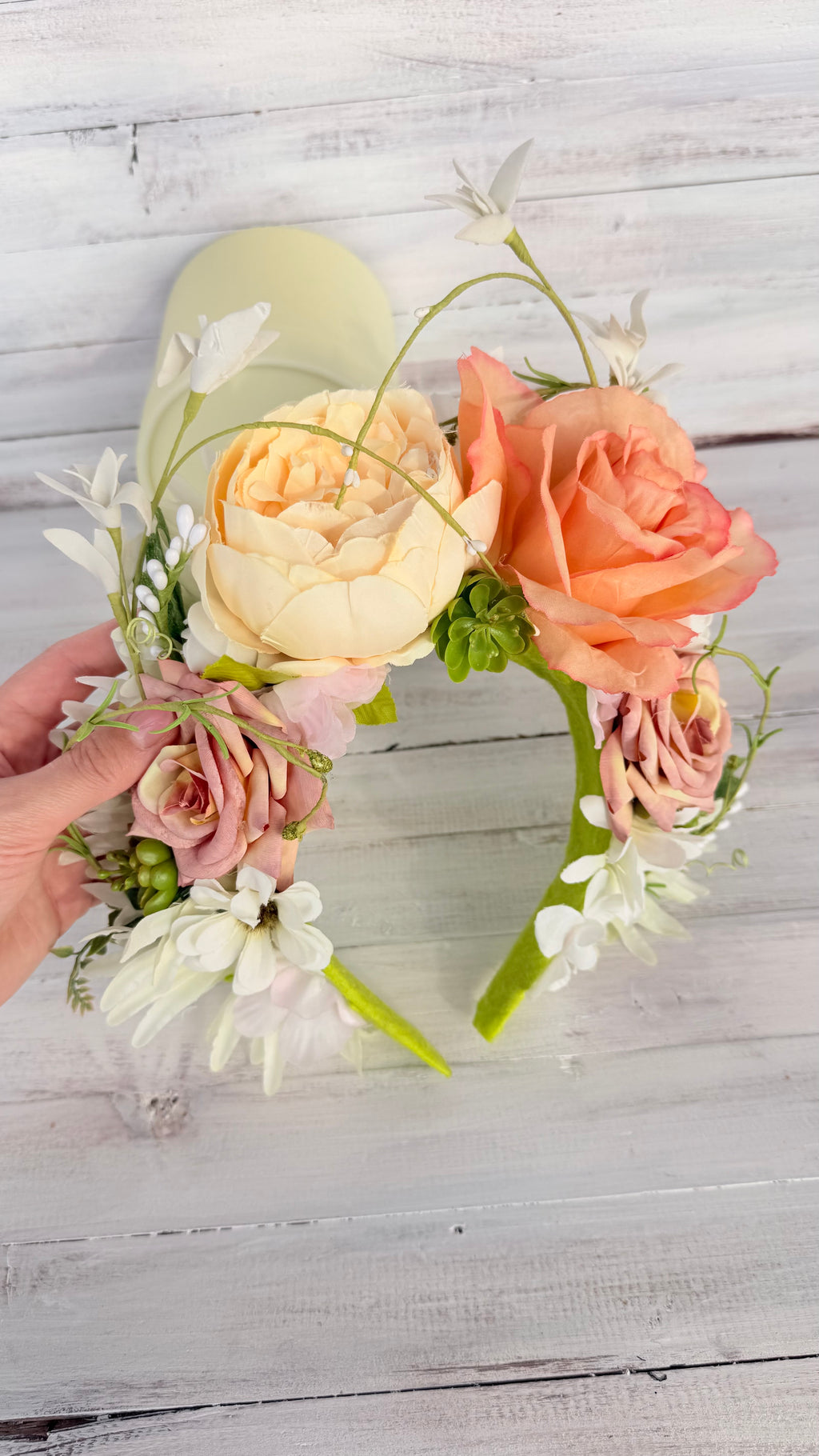 🌸Tündér fejdísz - peónia