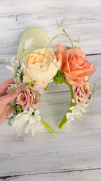 🌸Tündér fejdísz - peónia