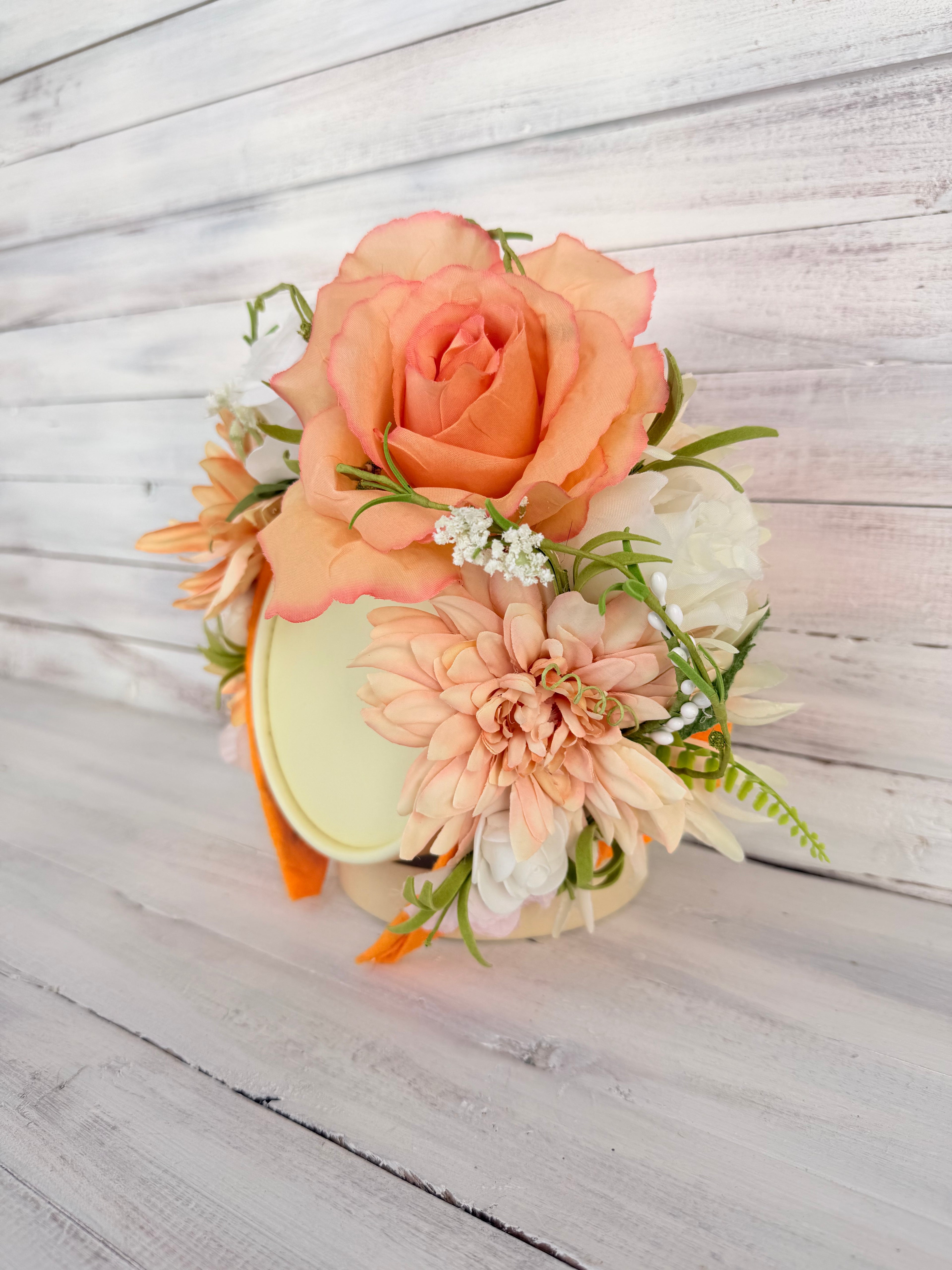 🌺 Tündér fejdísz - rózsa