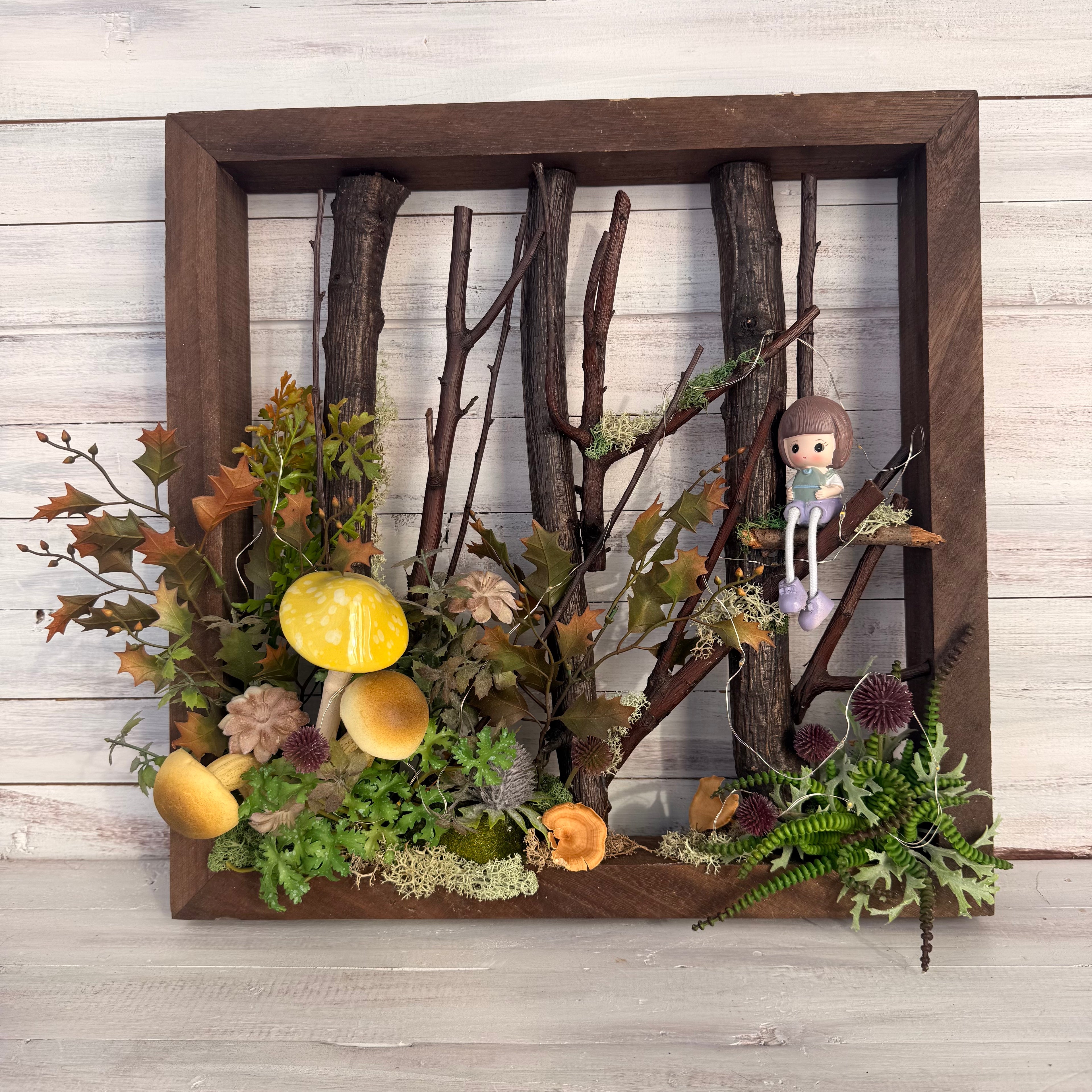 LED-es Falidekoráció " Titkos kert"– Hangulatvilágítás lakásba