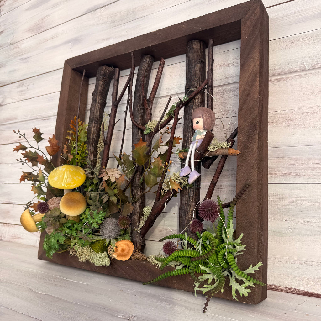 LED-es Falidekoráció " Titkos kert"– Hangulatvilágítás lakásba