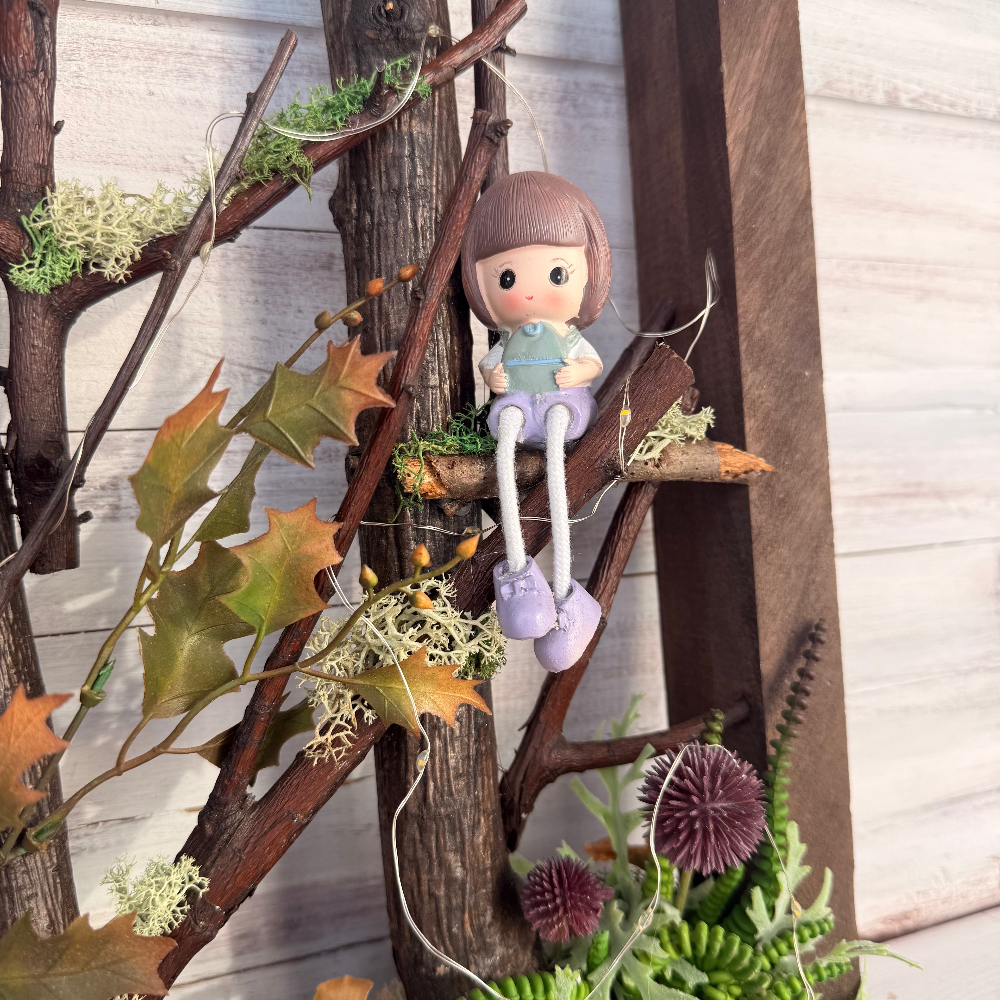 LED-es Falidekoráció " Titkos kert"– Hangulatvilágítás lakásba