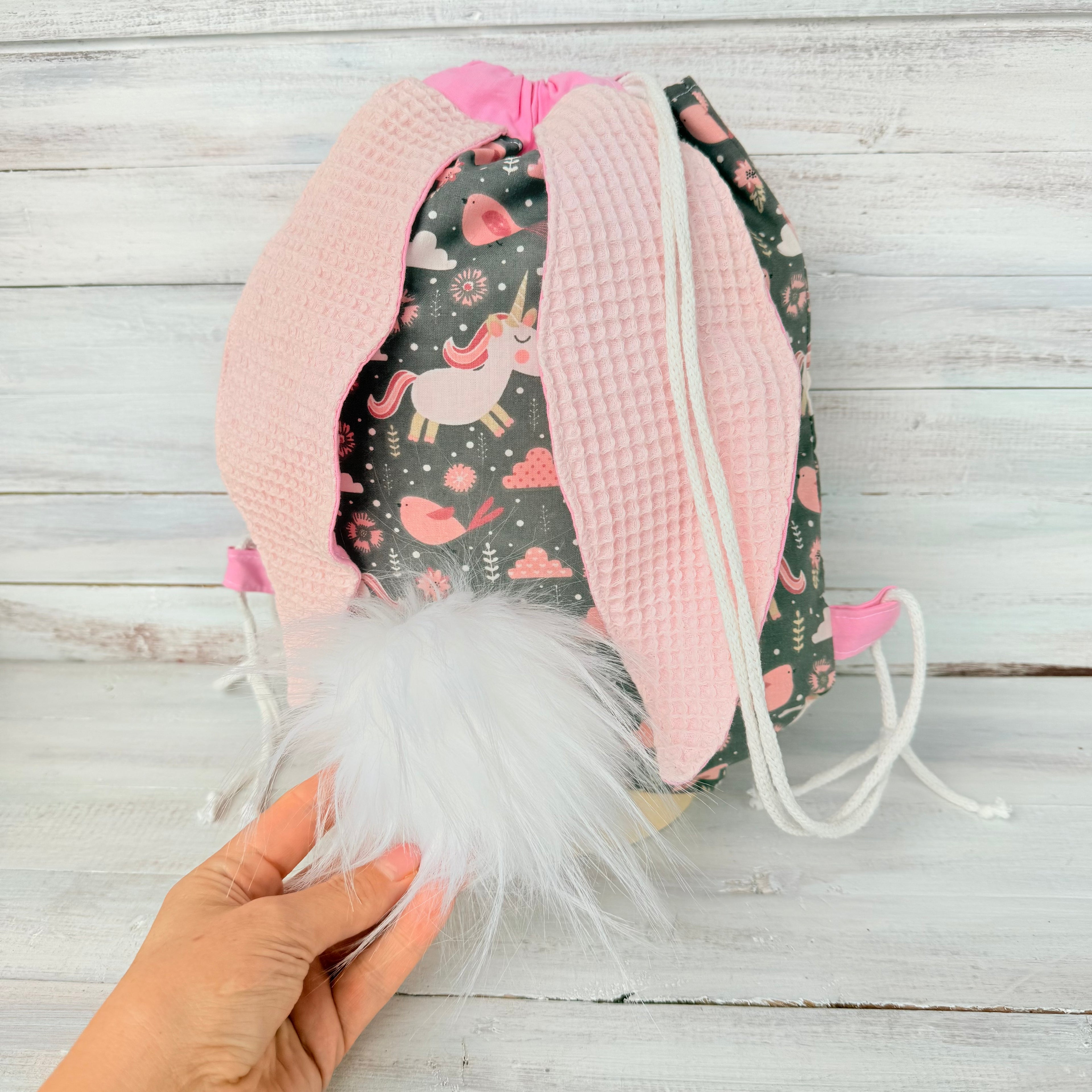 🐰 Nyuszifüles tornazsák